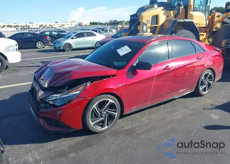 2023 Hyundai Elantra N Line z USA, uszkodzony, nr VIN KMHLR4AF3PU578864